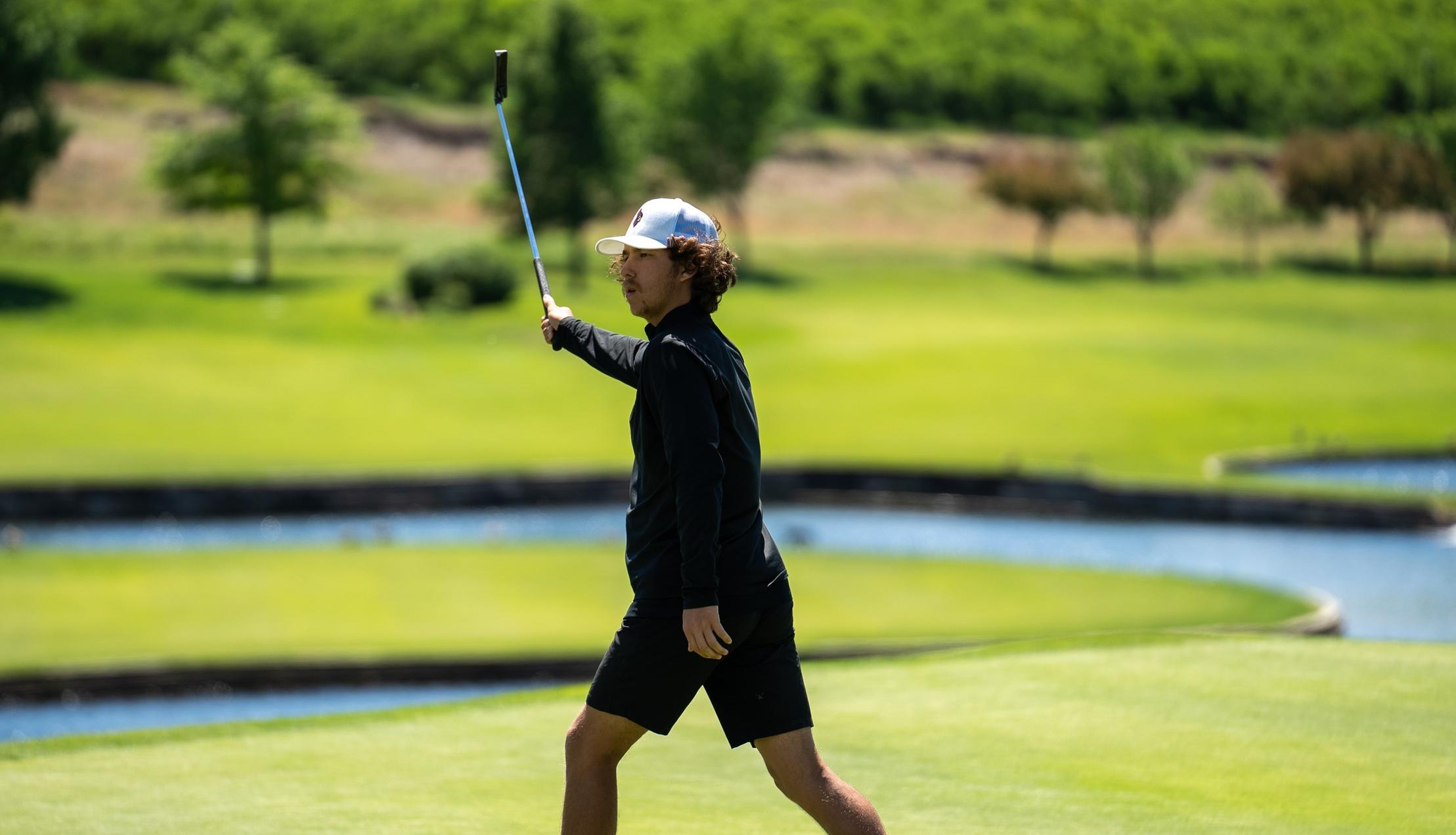 Jarrett Giles at 2023 NWAC Championships